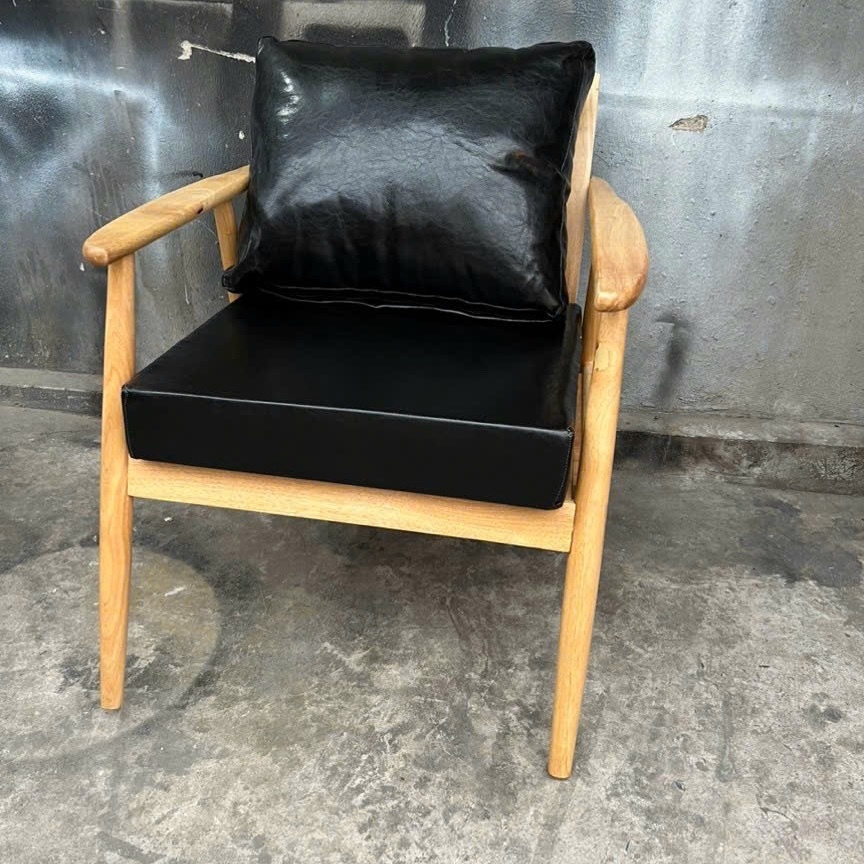 Ghế sofa đơn gỗ, sofa nail | SOFA CÀ PHÊ ĐƠN