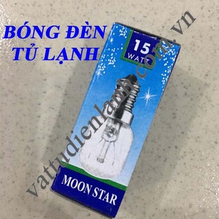 Bóng đèn tủ lạnh 15w đuôi xoáy chuôi e12 220v - vật tư điện lạnh