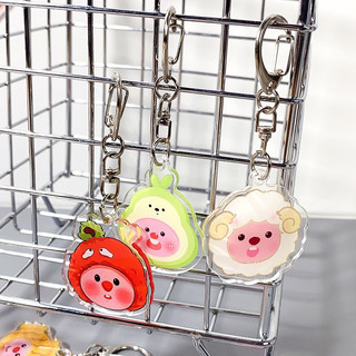 Móc khóa hình loopy móc nhựa