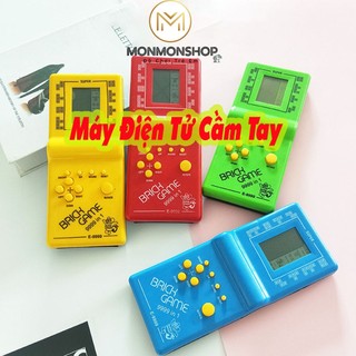 Máy Chơi Game Điện Tử Cầm Tay Xếp gạch, Máy chơi  Xếp Hình Huyền Thoại 8x 9x brick game 9999