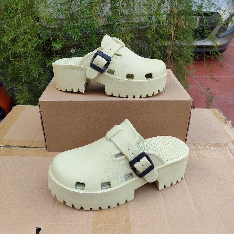 Dép Sục nữ đế cao 5cm cao su êm ái,Giày hở gót đế răng cưa siêu êm nhẹ siêu bền DH-281