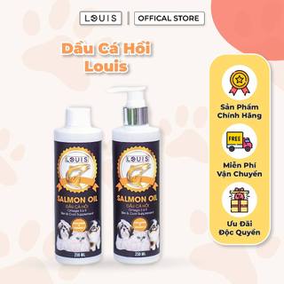 Dầu Cá Hồi Cho Chó LOUIS Cho Mèo Gel Dinh Dưỡng Hỗ Trợ Bổ Sung Vitamin Cần Thiết Cho thú cưng 100ML