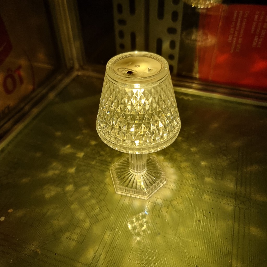 Đèn led pha lê mini trang trí, decor phòng siêu xinh