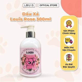 Dầu Xả Cho Chó Mèo Louis Rose 300ml Dưỡng Lông Thơm Lâu Khử Mùi Chính Hãng