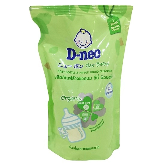 Nước rửa bình sữa Dnee Organic chính hãng Đại Thịnh nhập khẩu 500ml/600ml/620ml