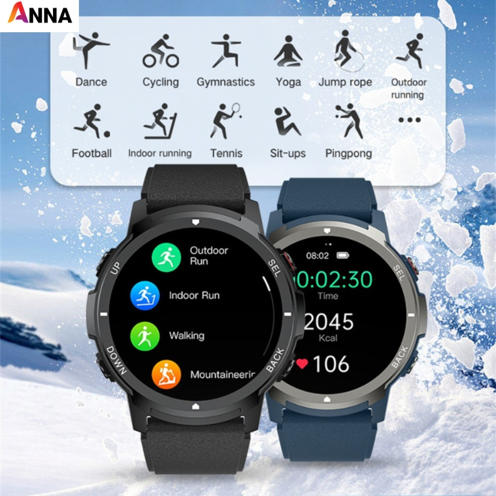 Đồng hồ thông minh Smart watch S52 Pro nghe gọi lướt web, đo nhịp tim, phân tích giấc ngủ, chống nước
