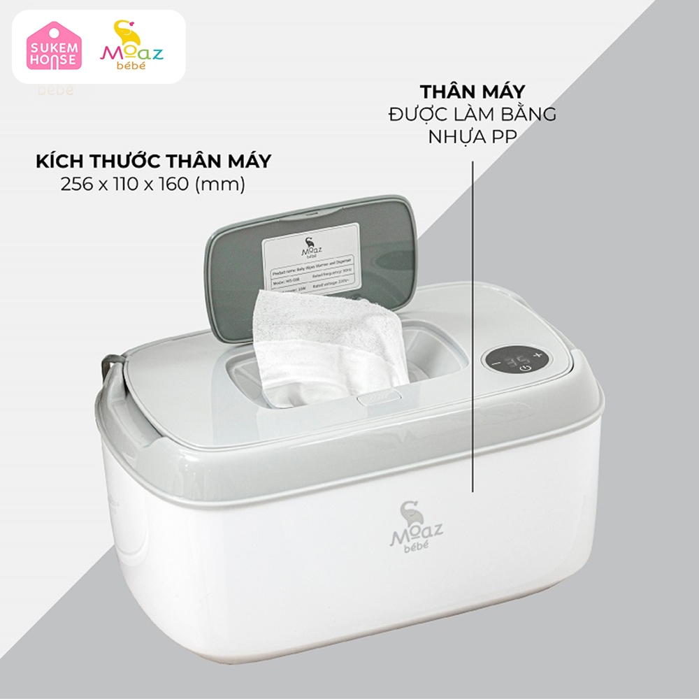 Máy Làm Ấm Khăn Giấy Ướt MOAZ BEBE MB-008