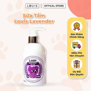 Sữa Tắm Cho Chó Mèo Louis Lavender 300ml, Sữa Tắm Thú Cưng Dưỡng Lông Thơm Lâu Khử Mùi Hôi