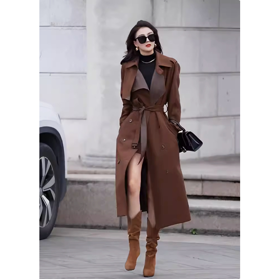 Áo Khoác Kaci Dáng Dài Phog Cách Hàn Quốc, Chất Vải Bền Không Nhăn.