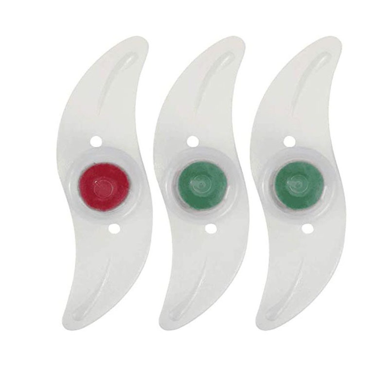 Led gắn xe đạp hình chữ S nhiều màu