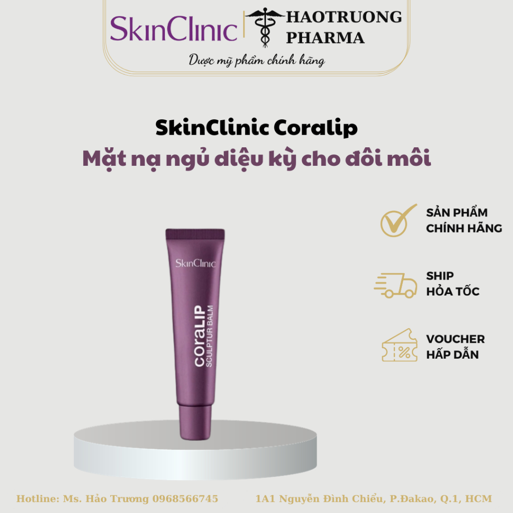 Cora Lip - Son dưỡng môi coralip ẩm mịn, căng mọng – 15ml