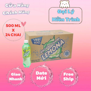 Thùng Nước Khoáng Chanh Lemona Vĩnh Hảo 500ml
