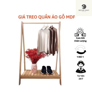Kệ treo quần áo chữ A bằng gỗ MDF cao cấp - Giá treo quần á