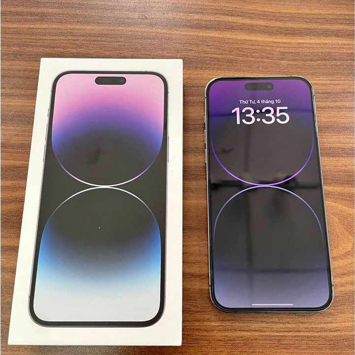 Iphone 14 Pro Max 256Gb pin 100% còn Bh Apple 2024 đẹp nguyên zin