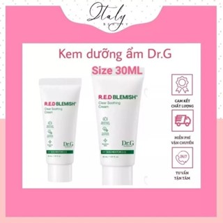  Kem dưỡng ẩm phục hồi Dr G Red Blemish 30ml dành cho da nhạy cảm da mụn. Date 2026 