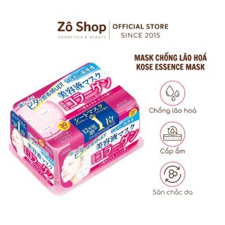 Mặt nạ Kose Collagen dưỡng ẩm, chống lão hóa 30 miếng