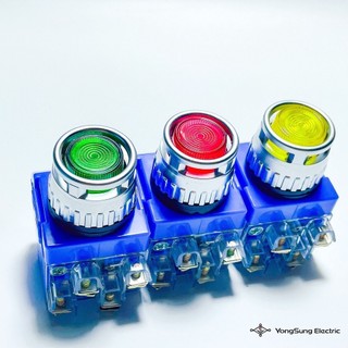 Nút nhấn nhả có đèn phi 25 yongsung ysnpbl2-t22a