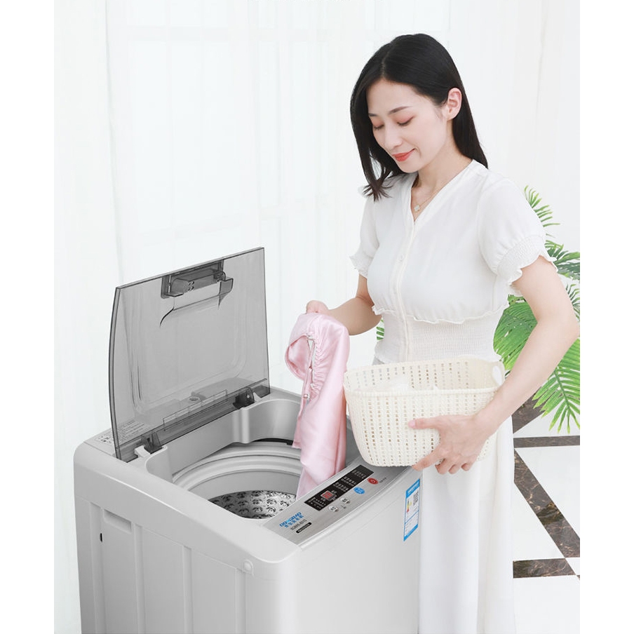 Máy giặt mini SAKURA cho bé và sinh viên khử khuẩn bằng ánh sáng xanh tự động 100% giặt vắt sả tiết kiệm điện BH 12tháng