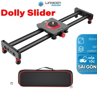 Thanh Trượt Quay Phim Dolly Slider 50cm Cho Máy Ảnh Camera Chuyển Động Ổn Định Chuyên Nghiệp
