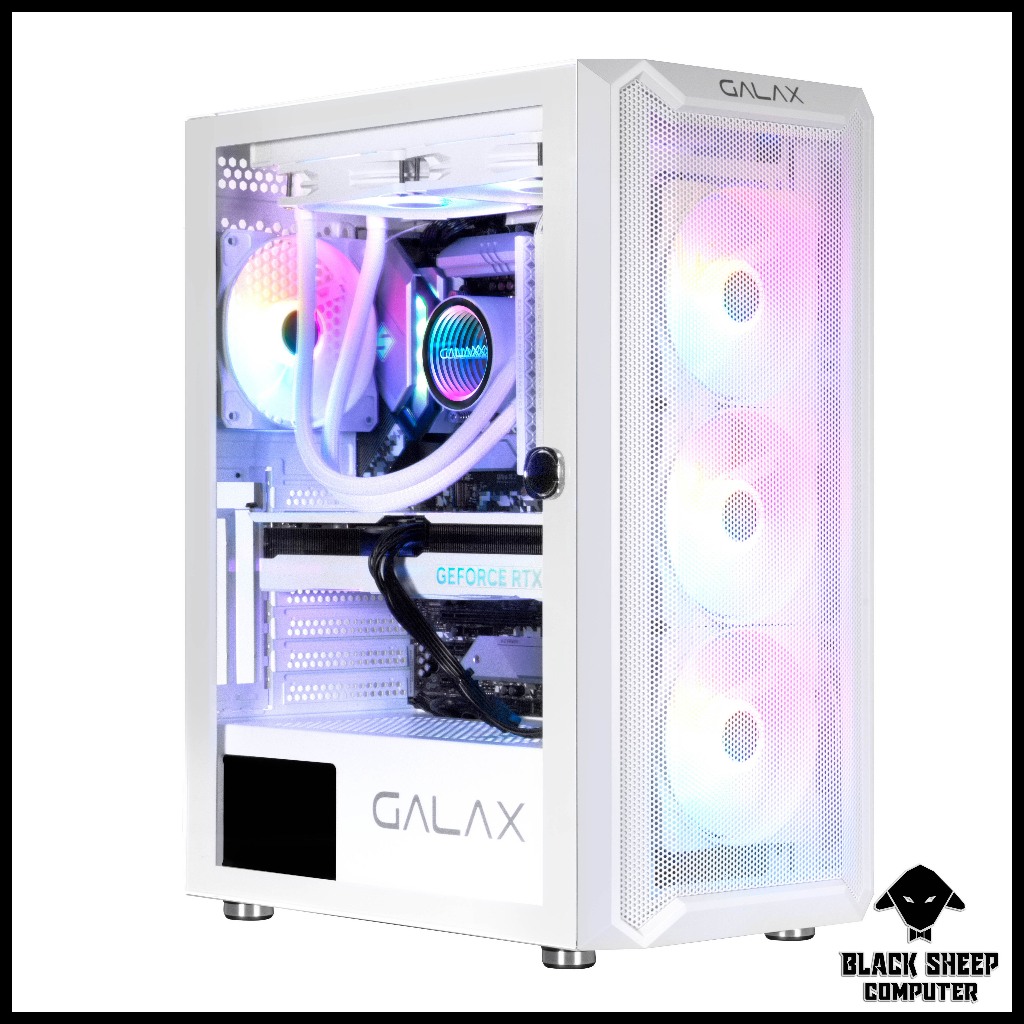 Vỏ Case GALAX REVOLUTION 07 WHITE (TẶNG 4 FAN LED)