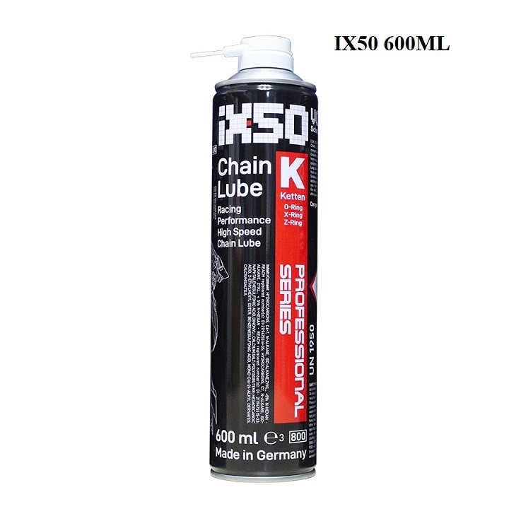 Chai Xịt Dưỡng Sên, Bôi Trơn Sên, Nhông Xích Cao Cấp Voltronic IX50 Jumbo 600ml