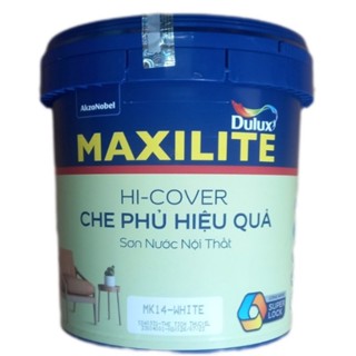 Sơn Nước MAXILITE HI Trong Nhà 5L(7kg) Chất Lượng Cao Dùng Sơn Tường, Trang Trí Phòng Khách, Phòng Ngủ Bền Màu Tươi Mới