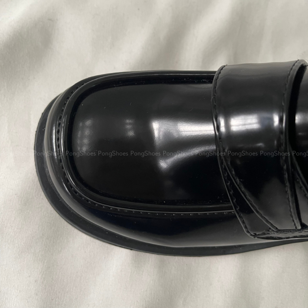 Giày Loafer đế cao mũi tròn Pong Shoes- Full Box- Mã 1636