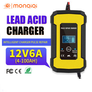 Sạc bình ắc quy 12V 100AH tự ngắt khi đầy chức năng bảo dưỡng phục hồi ắc quy bằng khử sunfas chống ngược cực