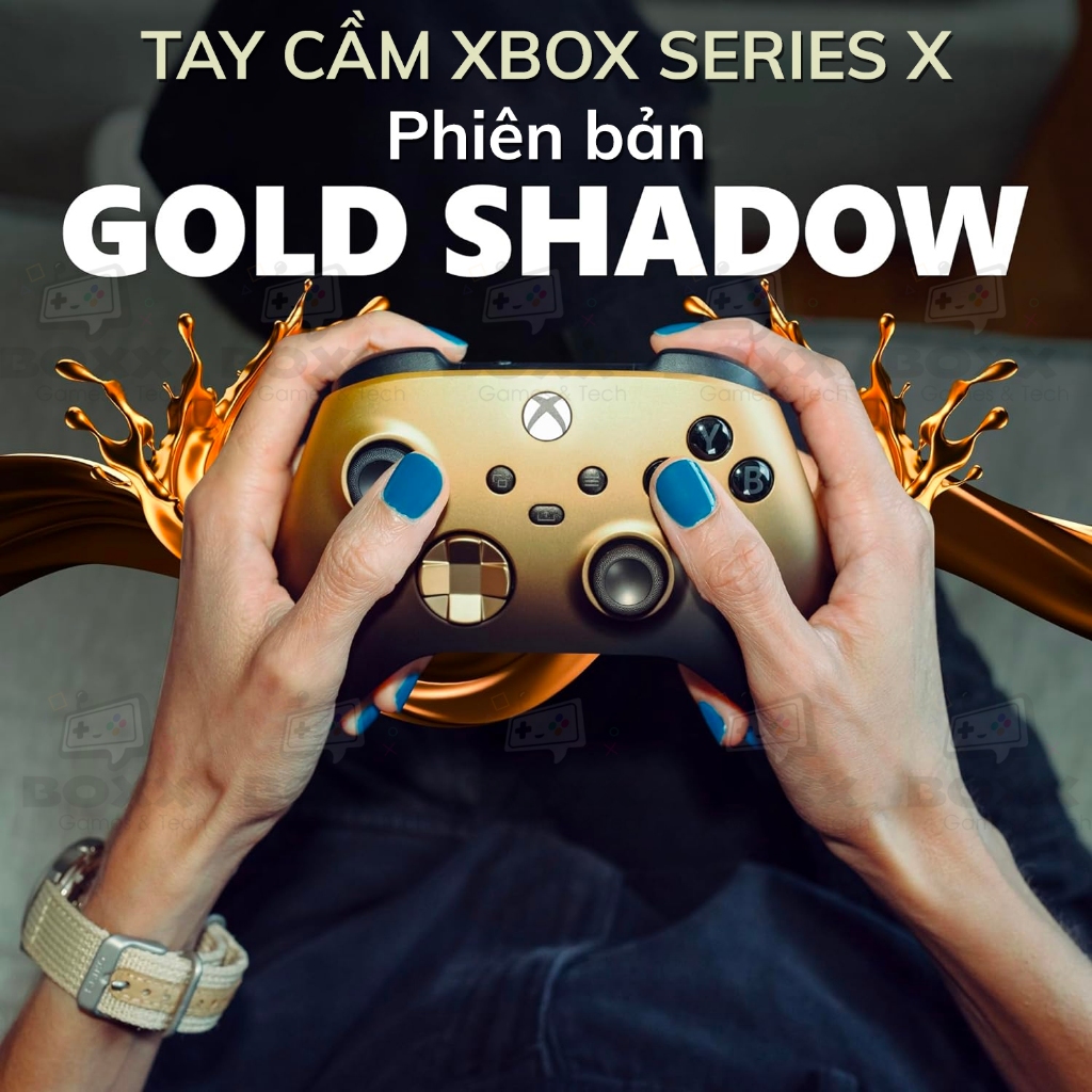 Tay cầm xbox series x phiên bản màu Gold Shadow