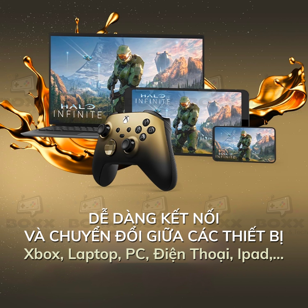 Tay cầm xbox series x phiên bản màu Gold Shadow