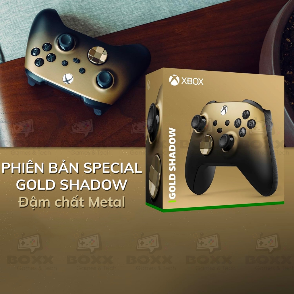 Tay cầm xbox series x phiên bản màu Gold Shadow