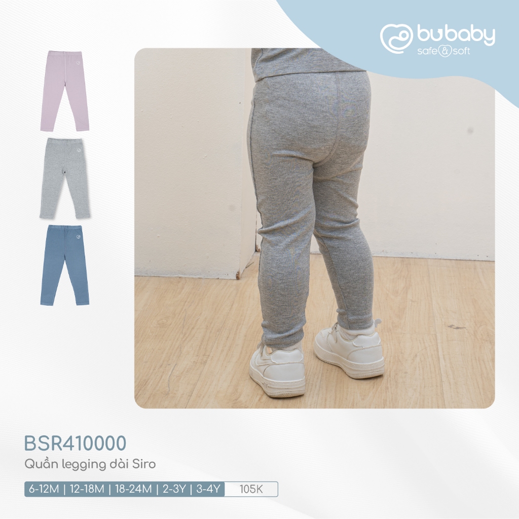 Quần legging dài cho bé từ 06 tháng tuổi co giãn cho bé - Siro BSR410000