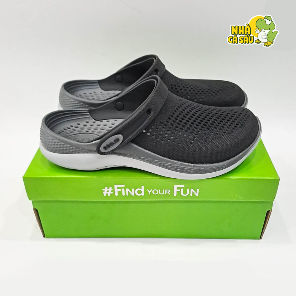 Dép crocs literide 360 clogs unisex êm nhẹ, dép sục crocs literide 360 nam nữ dư xịn made in Vietnam