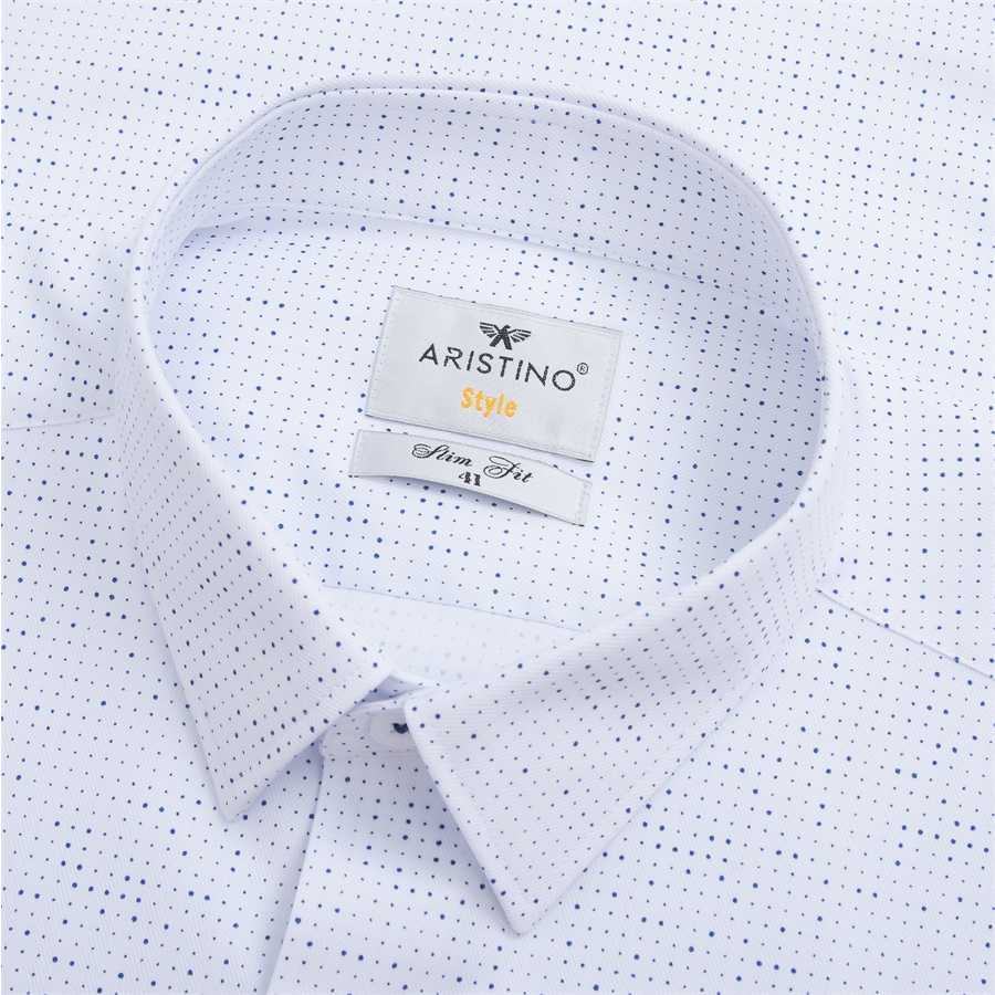 Áo sơ mi nam dài tay Aristinosợi tre kháng khuẩn form slim ALS06602-