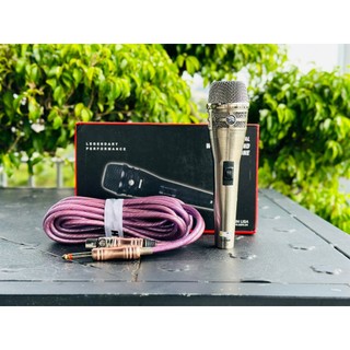 [Giá Rẻ Nhất] Micro có dây KSM 8 hàng cao cấp, hát karaoke gia đình, micro sân khấu hội nghị, hút âm cực tốt.