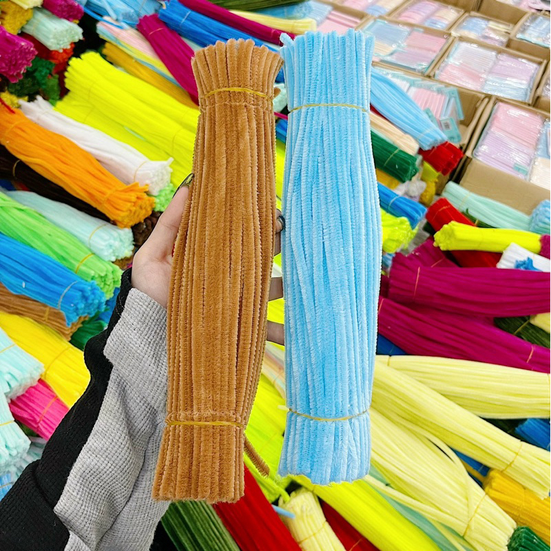 Set 46-50 Dây Xoắn Kẽm Nhung DIY Làm Hoa, Làm Đồ Thủ Công Handmade Hàng Loại 1