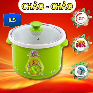 Nồi nấu cháo cho bé cao cấp chính hãng - nồi hầm chậm đa năng nồi nấu cháo, ninh xương, kho cá , ... nhanh chóng ,dung t
