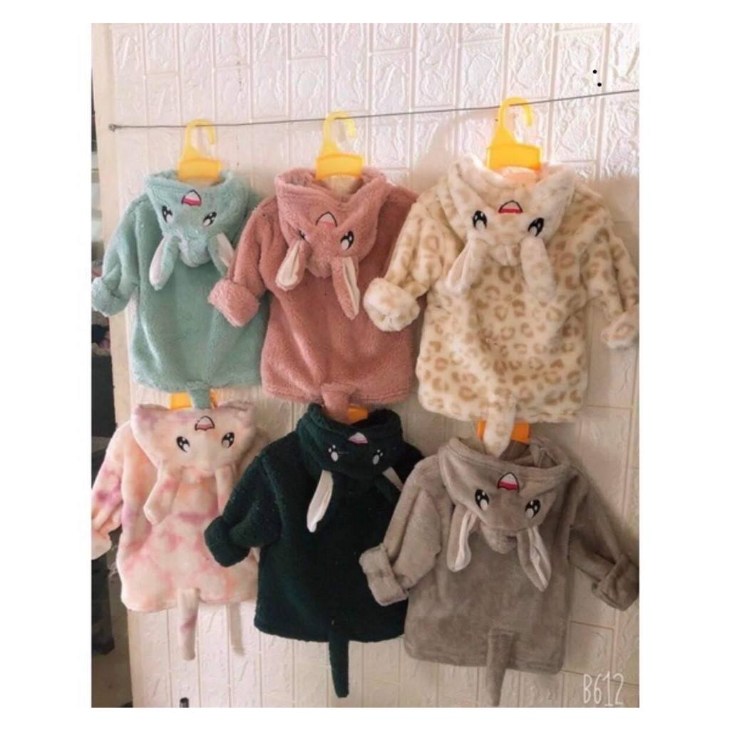 Áo lông cho bé bên e giao màu theo giới tính