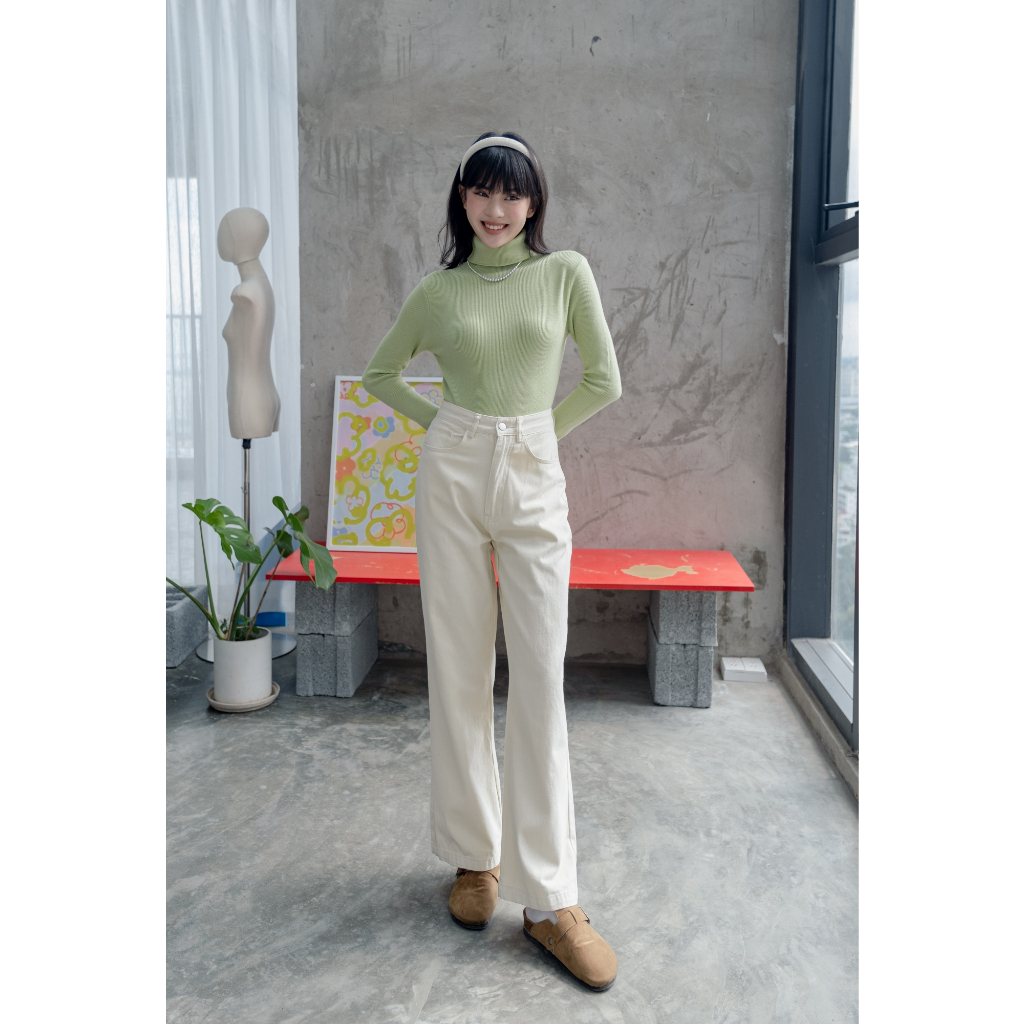 Quần suông kaki trơn 2 màu LENclothing 10048-10049