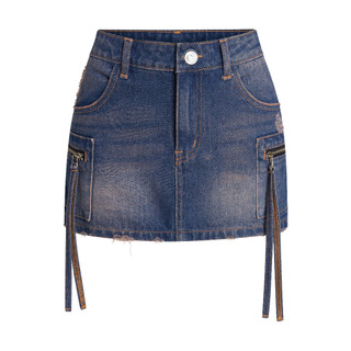 Váy ngắn nữ Lure Mini Skirt màu violet wax - Onism