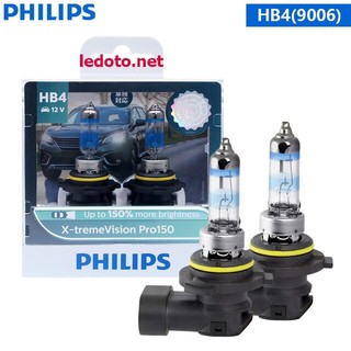 Đèn pha Halogen Philips Xtreme Vision Pro150 +150%