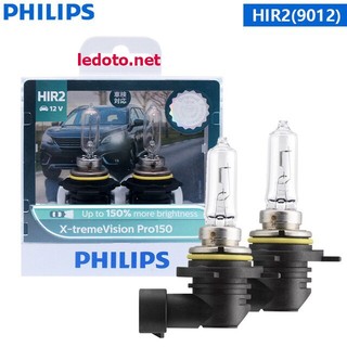 Đèn pha Halogen Philips Xtreme Vision Pro150 +150%