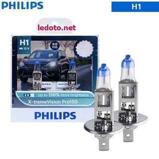 Đèn pha halogen philips xtreme vision pro150 +150%