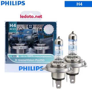 Đèn pha Halogen Philips Xtreme Vision Pro150 +150%