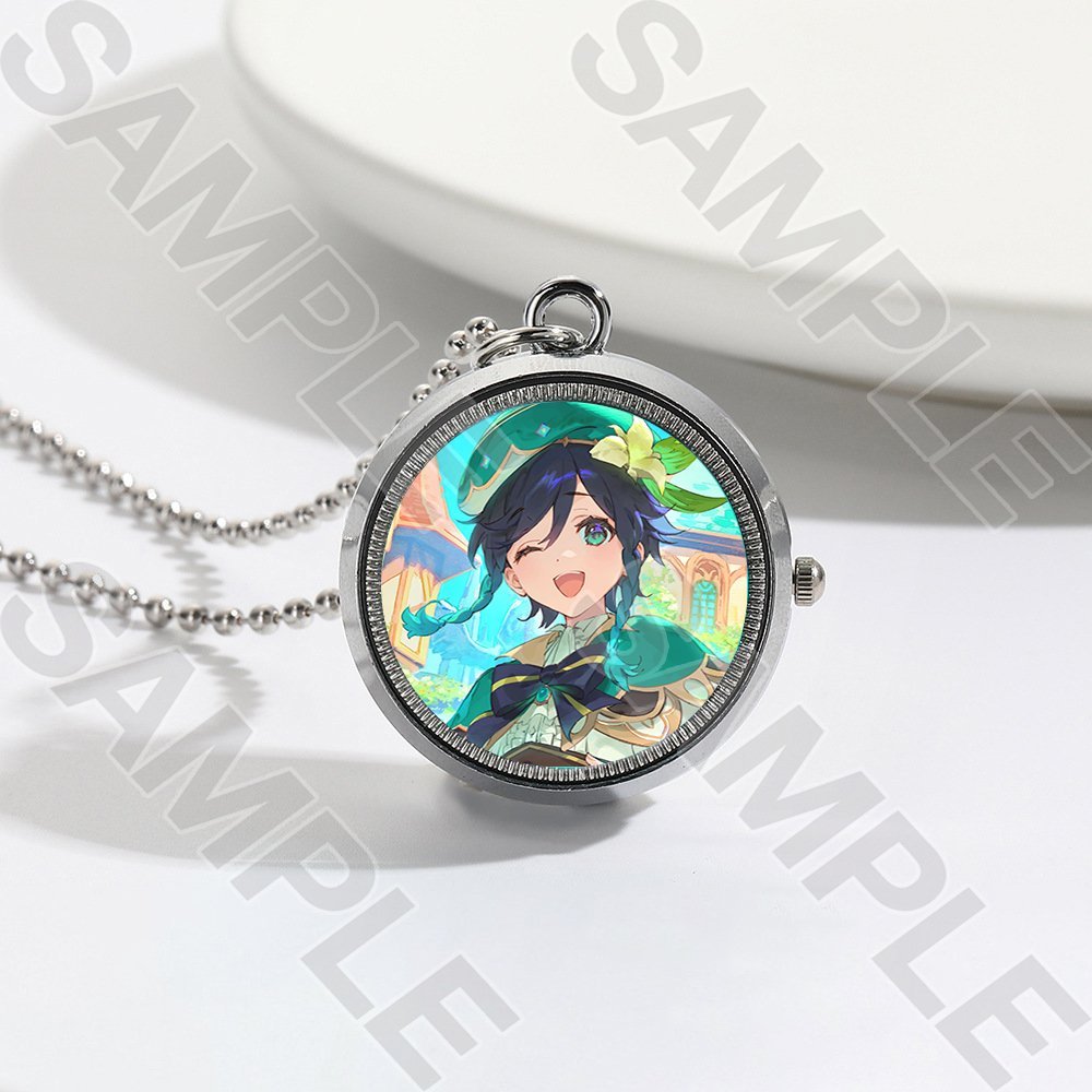 Đồng hồ quả quýt GENSHIN IMPACT ver VENTI quà tặng game nhiều mẫu xinh xắn đáng yêu