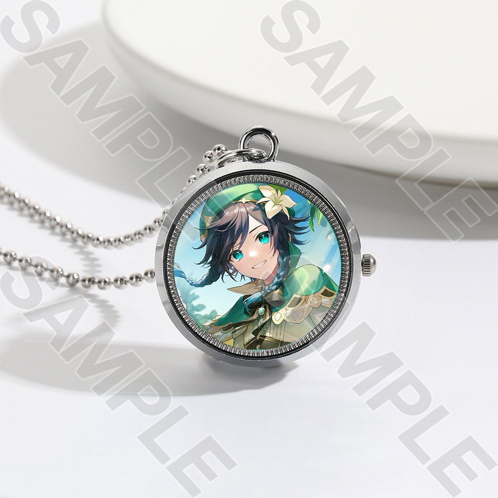 Đồng hồ quả quýt GENSHIN IMPACT ver VENTI quà tặng game nhiều mẫu xinh xắn đáng yêu