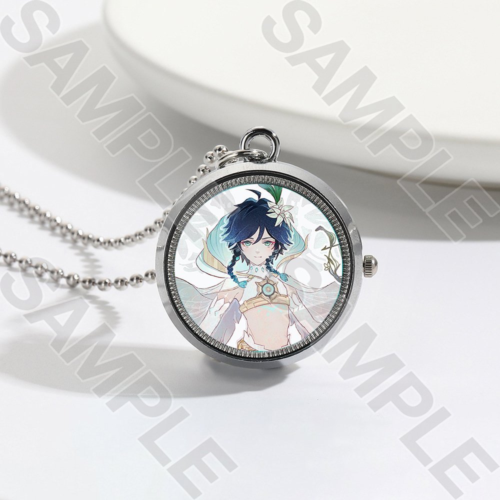 Đồng hồ quả quýt GENSHIN IMPACT ver VENTI quà tặng game nhiều mẫu xinh xắn đáng yêu