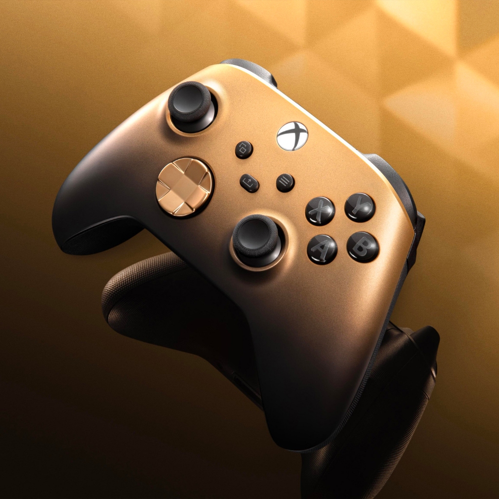 Tay cầm xbox series x phiên bản màu Gold Shadow