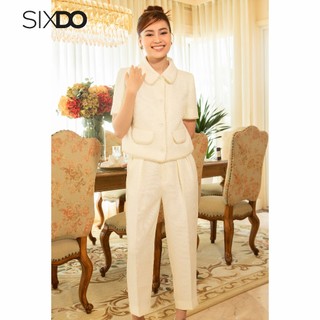 Quần âu nữ kem SIXDO (Cream Woven Pants)