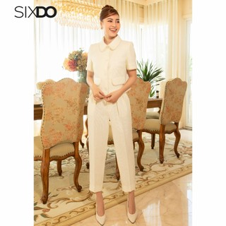 Quần âu nữ kem SIXDO (Cream Woven Pants)